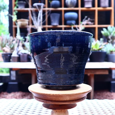 Tadao  Akutsu 〝瑠璃油″ ／ humanity pot       no.585