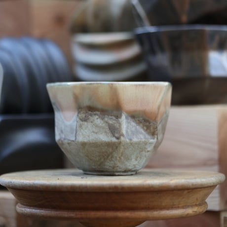 P&A ceramic ware / polygon pot    no.814-P1
