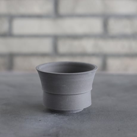 takero pot / ヤキシメ クロ (3号)   no.208-81