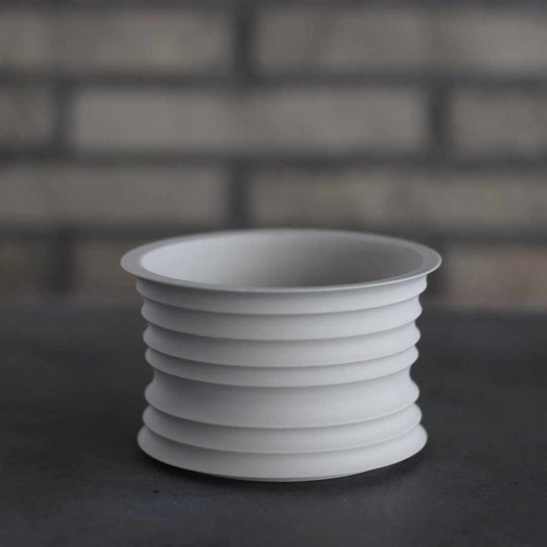 takero pot / 白 (4号) no.201-22 | 芽の巣山