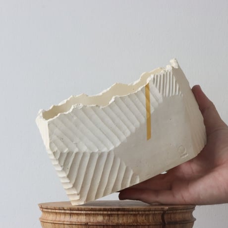 N/OH / 応-OU- / white＋Line / M (6号)  no.504-4