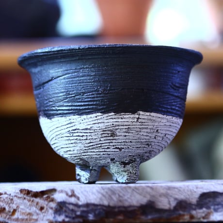 joint pot   安西桂   ×   安西岳郎   親子鉢〝土の子″  L  no.82375