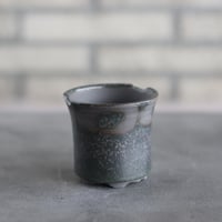 N/OH / コロ鉢-Strokes / Green × rich Black  / XS (2.5号)  no.503-303