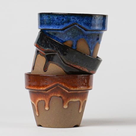 YAMABACHI var. P&A ceramic ware / ドロップ/ 3pieces (3号)   no.430-1