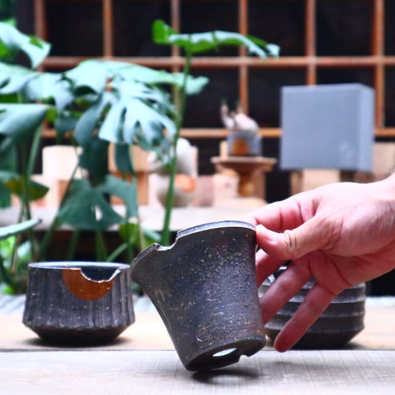 footage/N/OH 3点セット　コロ鉢 新作】N/OH コロ鉢3個セット / SS / BOX付き no.717/9 | 芽の巣山