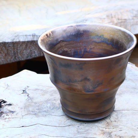 Yuta  Uchida〝gold rust″／humanity pot    no508169