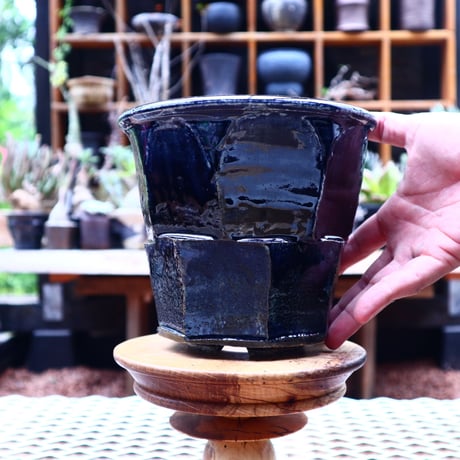 Tadao  Akutsu 〝瑠璃油″ ／ humanity pot       no.582
