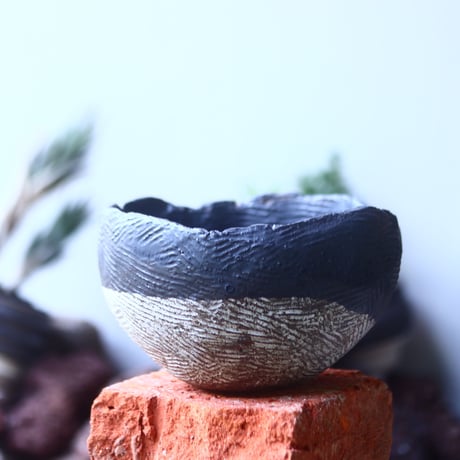 joint pot   安西桂   ×   安西岳郎   親子鉢〝土の子″ 　  no.52408