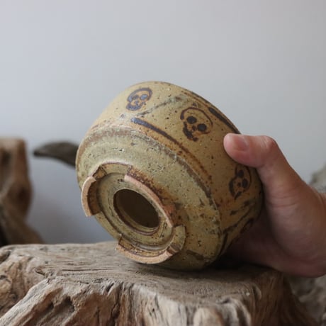 Andrew Gemrich〝CALAVERA″ / humanity pot  no.920-C65