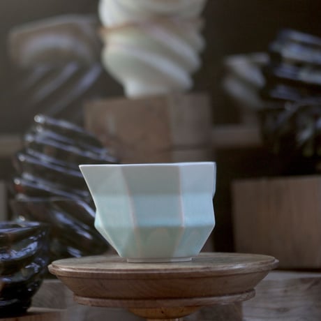 P&A ceramic ware / polygon pot 　no.108-98