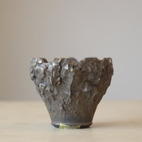 Yuta Uchida / gold rust monst (4.5号鉢)  no.330-43