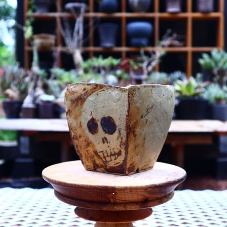 Andrew  Gemrich  〝calavera″   /   humanity pot     no.514