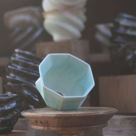 P&A ceramic ware / polygon pot 　no.108-100