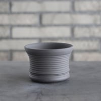 takero pot / ヤキシメ クロ (4号)   no.208-34