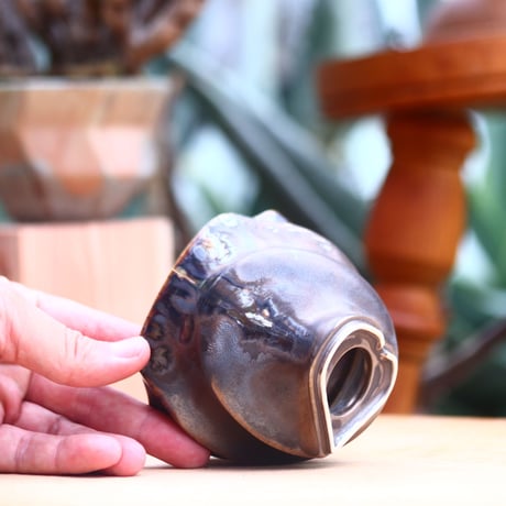 P&A ceramic ware / spiral pot 　no.612-P11