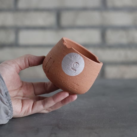N/OH / コロ鉢 / Persimmon＋Moon / XS (2.5号)   no.215-101