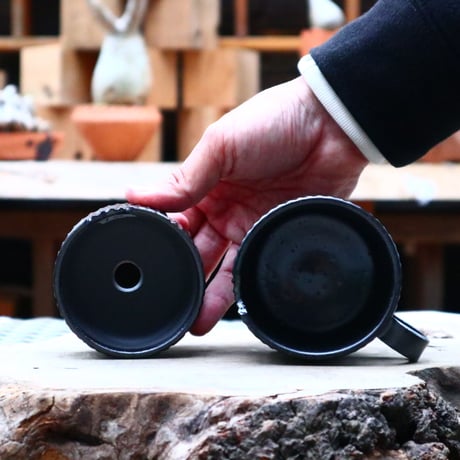 N/OH ／set CUP&POT／Black　    no.417/105