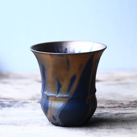 Yuta  Uchida 〝gold  glaze″   /   humanity pot       no.80265
