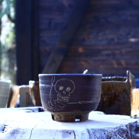 Andrew  Gemrich  〝calavera″   /   humanity pot     no.11720