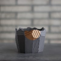 joint pot 安西桂 × 安西岳郎 親子鉢〝土の子″ デン SS n