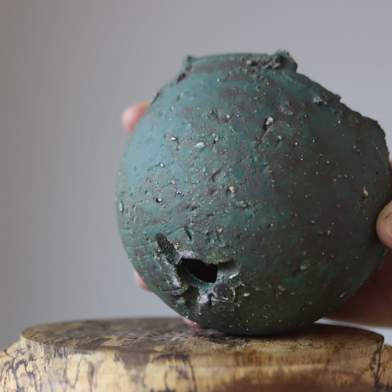 たけろうポット / チギリ / カリウド(ミドリ)/ M no.1013/11 | 芽の巣山