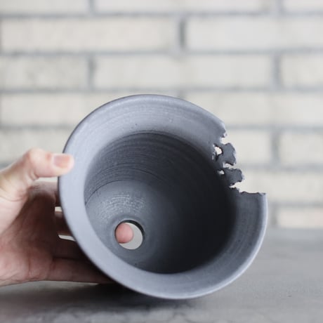 TAKERO POT / スミクロ /(5.5号) no.1116-6
