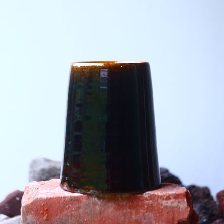 Masato  Akutsu 〝brown glaze″   /   humanity pot       no51002