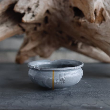N/OH / コロ鉢 / Grey+Line / XS (3.5号)  no.504-177