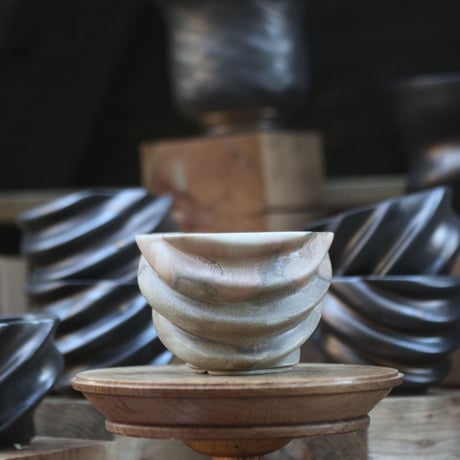 P&A ceramic ware / spiral pot 　no.108-114
