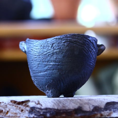 joint pot   安西桂   ×   安西岳郎   親子鉢〝土の子″ M ミミツキ  no.82367
