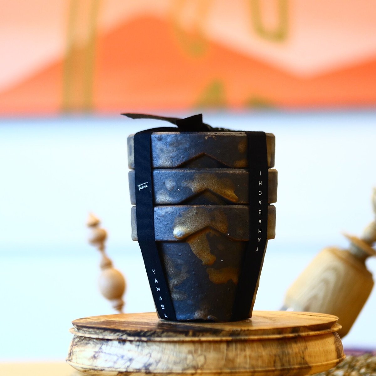 YAMABACHI ver. takero pot クロサビ /3個セット YAMABACHI ver. takero pot / クロサビ / 3pieces | 芽の巣山