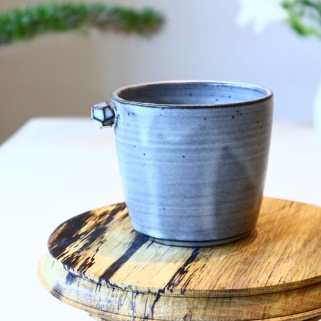 N/OH【食器】CUP / White on Black / SS     no.611/6