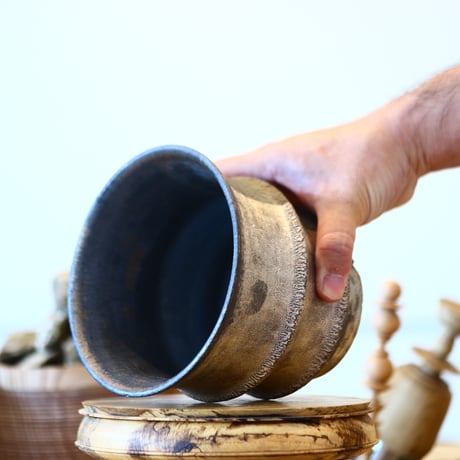 Atsushi Funakushi〝ashman silver″ / humanity pot    no1112-64