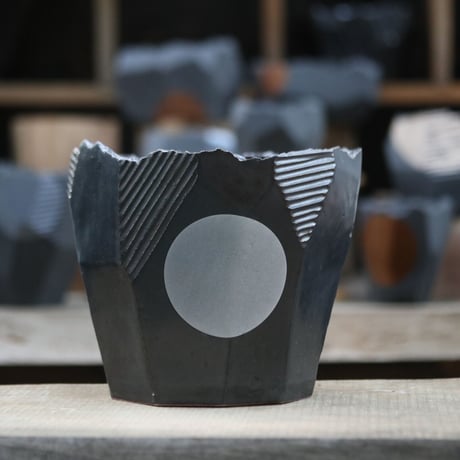 N/OH 澪標 / L / N-Black + silver moon    no.1211/150