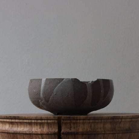 N/OH / コロ鉢 / RUNNY GREY+Moon / XS (3.5号)  no.504-173