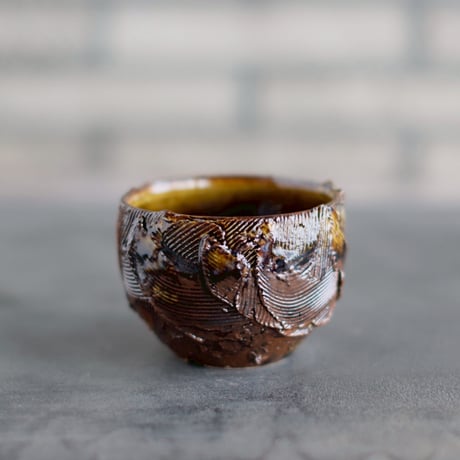 Masato Akutsu / brown glaze / humanity pot (2.5号)  no.824-33