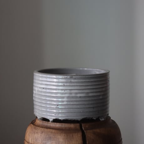 N/OH / コロ鉢 / Gray+Moon / S   no.209-46