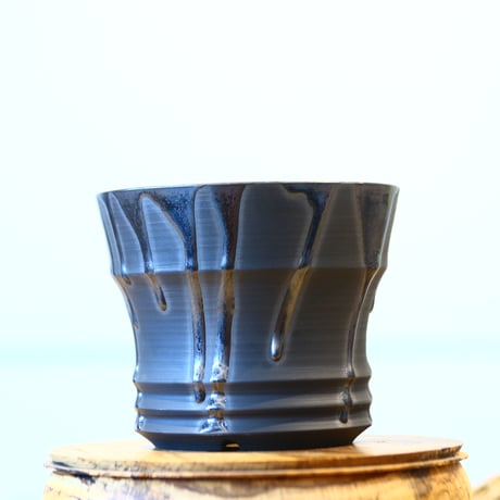 Yuta Uchida / black glaze / humanity pot    no.1231-21