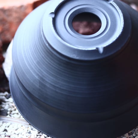 Yuta  Uchida 〝black  clay″   /   humanity pot       no.510-7