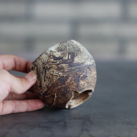 Masato Akutsu / graffito / humanity pot (2.5号)  no.824-54