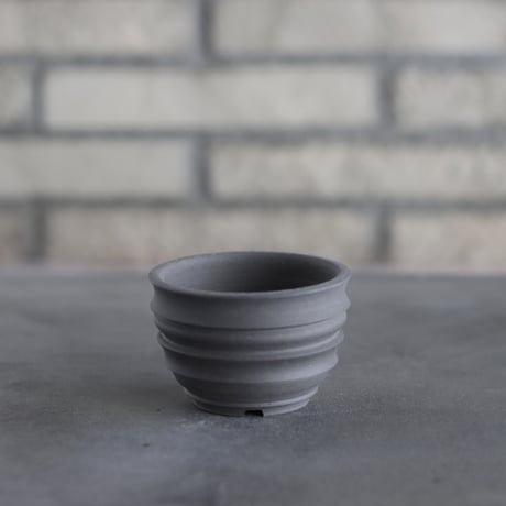 takero pot / ヤキシメ クロ (2.5号)   no.208-107