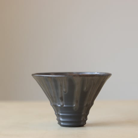 Yuta Uchida / black glaze (4号鉢)  no.330-9