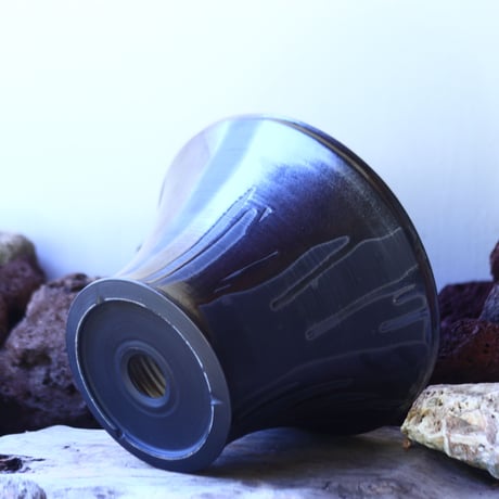 Yuta  Uchida 〝black  glaze″   /   humanity pot       no.42551