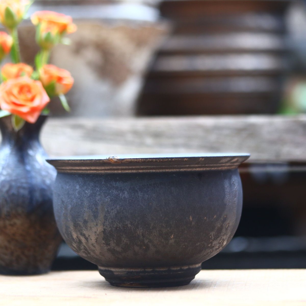 たけろうポット / テツ no.828-82 | 芽の巣山