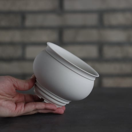 takero pot / 白 (4号)  no.201-15