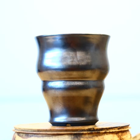 Yuta Uchida / black glaze / humanity pot    no.1231-25