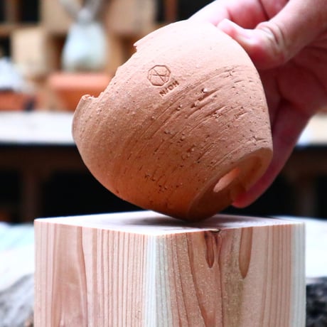 N/OH コロ鉢 / XS / Persimmon    no.417/91