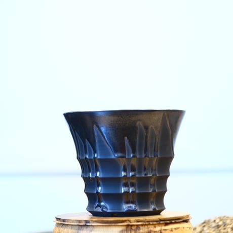 Yuta Uchida / black glaze / humanity pot    no.1231-27