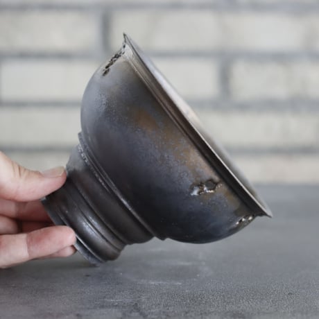 takero pot / mushikui / 炭化焼成 (4.5号)  no.531-76