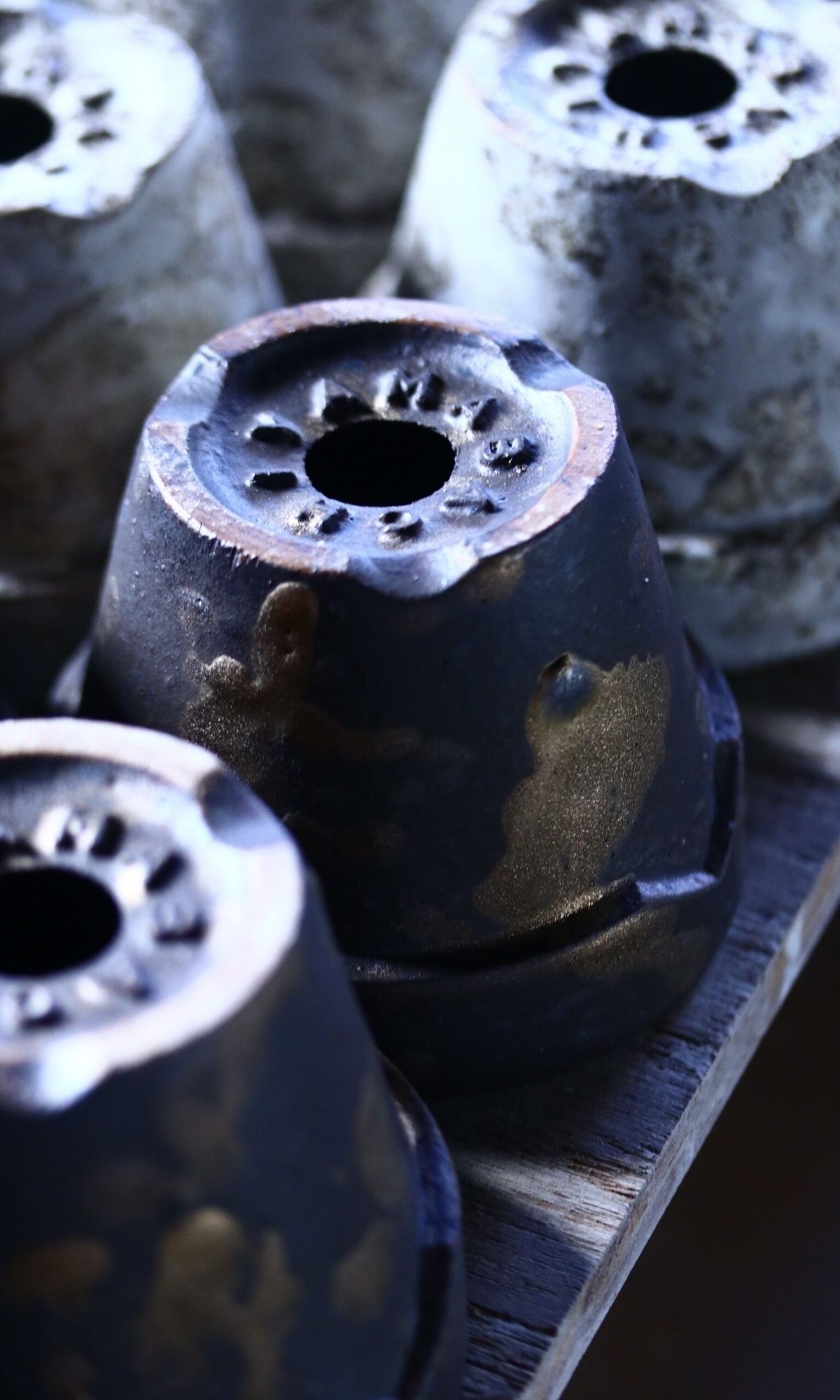 YAMABACHI ver. takero pot クロサビ /3個セット YAMABACHI ver. takero pot / クロサビ / 3pieces | 芽の巣山